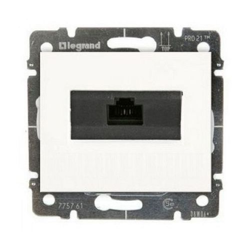 Розетка 1xRJ45 Cat.5 Legrand GALEA LIFE DIY, жемчужно-белый