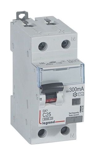 Дифавтомат Legrand DX³ 1P+N 25А (C) 10кА 300мА (AC)