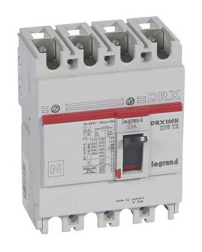 Силовой автомат Legrand DRX, 36кА, 4P, 25А