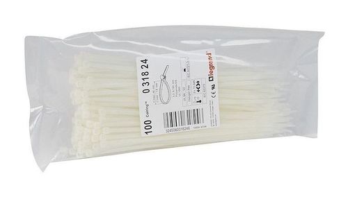 Монтажный хомут Colring - ширина 3.5 мм - длина 180 мм - пакет 100 шт - бесцветный