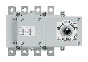 Реверсивный рубильник DCX-M 160А 4P, фронтальное исполнение