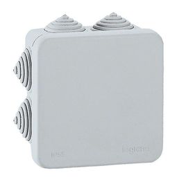 Plexo55 Коробка IP55 65х65х40 мм, 7 кабельных вводов